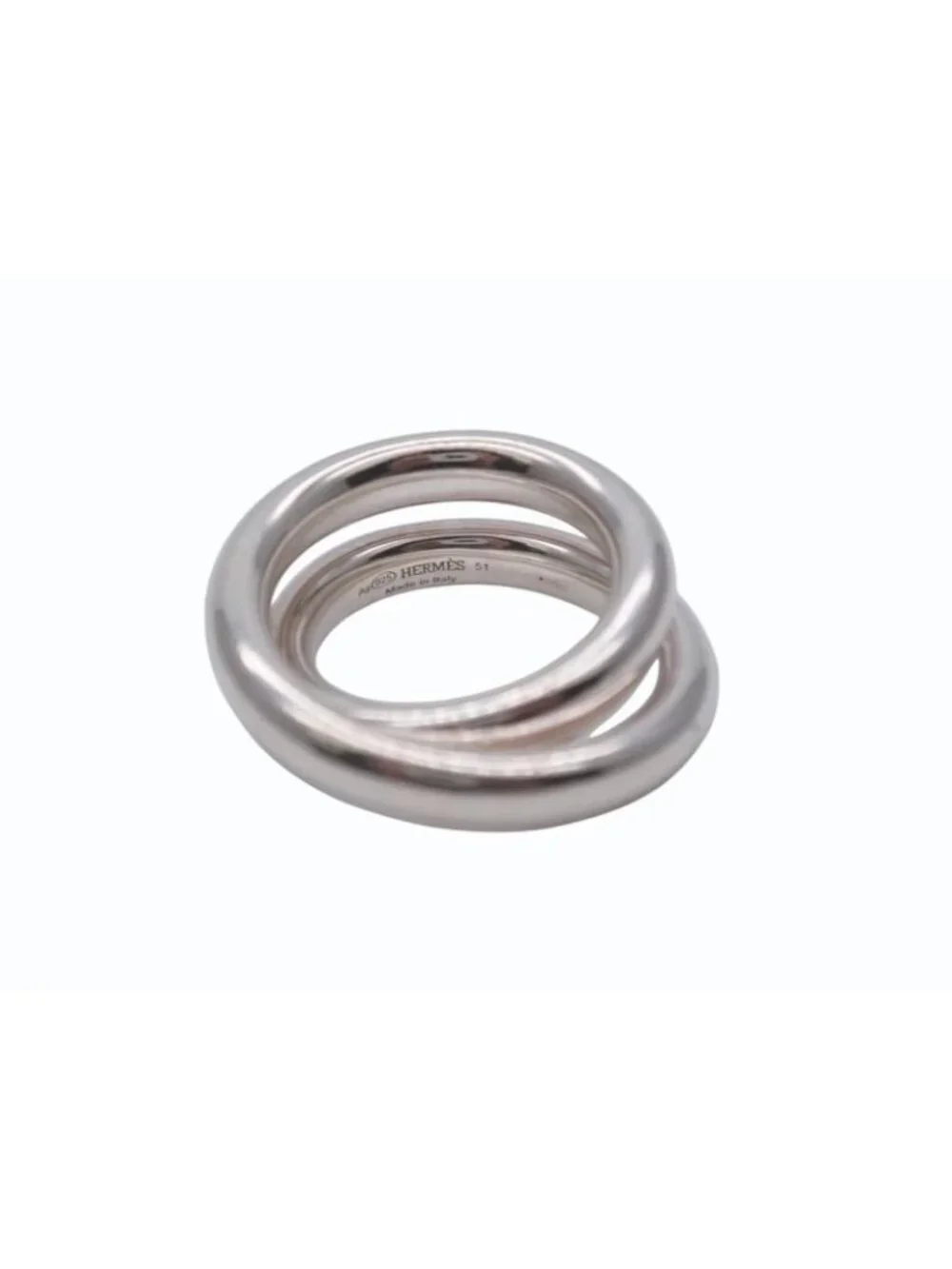 Hermes Vertige Ring 51 925 Sterling Silver